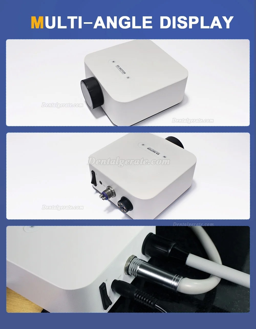 THREEH EA-MOTOR Tragbarer Dental LED B&uuml;rstenloser Mikromotor, 60 W